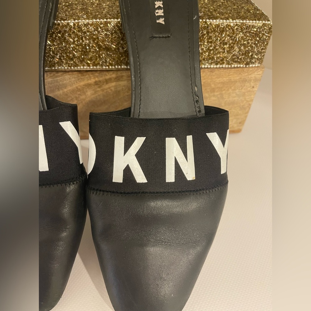 DKNY Black Women's Slip-On Mules - Picture 5 of 5